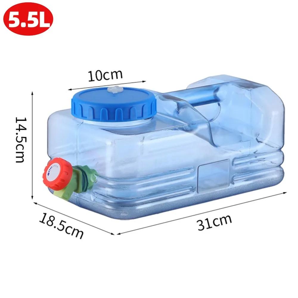 5/7.5/10/12/15L Portable Water Bucket Driving Pure Water Tank Container for Outdoor Camping Hiking Picnic Water Storage Carrier