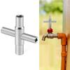 1/4 Inch 9/32 Inch 5/16 Inch 11/32 Inch Faucet Wrench Square Keys Plumber Bathroom Wrench ForHose Bib Spigots Valves