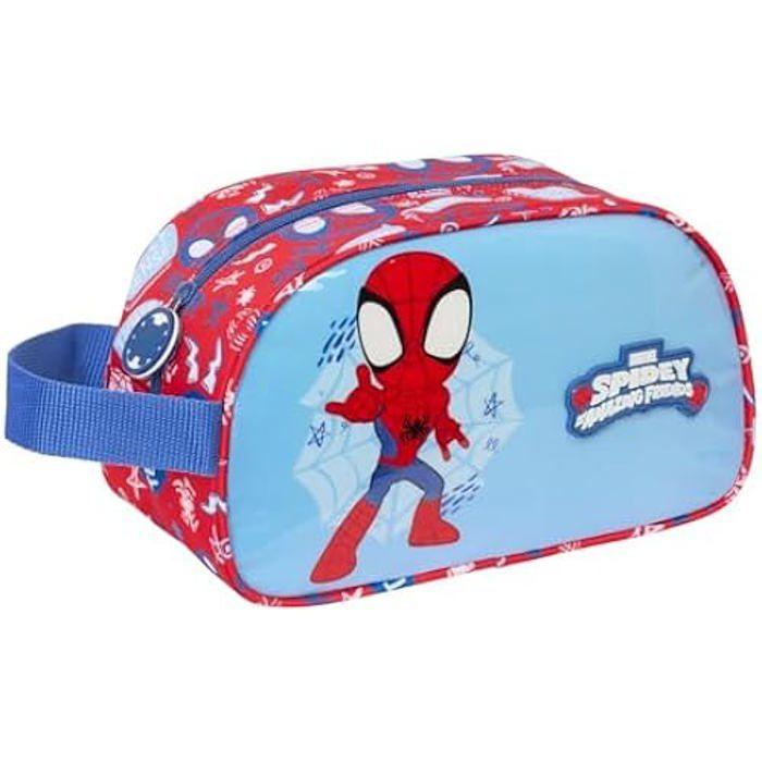 Trousse Scolaire - SAFTA - Spidey Rescue - Souple - Zippée - Adaptable au Chariot