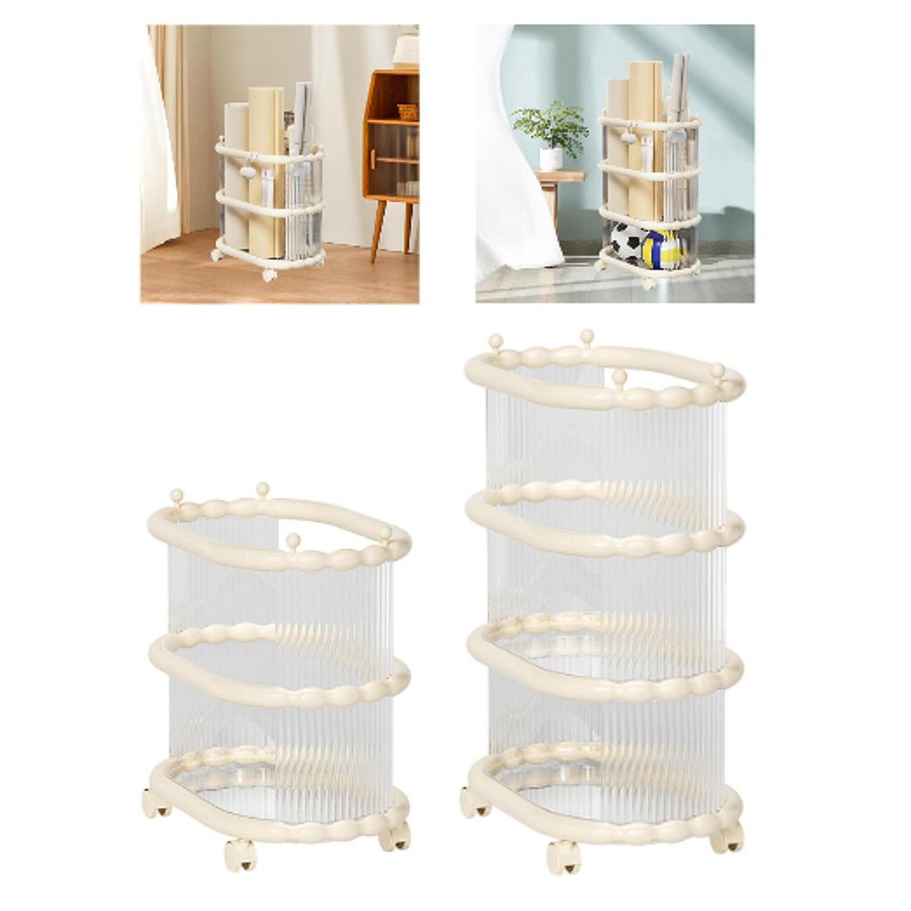 Mat Organizer Cart on Wheels for Dumbbell Storage Solutions