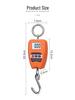 Portable 200kg Electronic Hanging Scale - Handheld Hook for Industrial and Grain Weighing