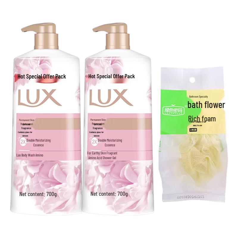 Lux Нежное молочко для душа для чувствительной кожи и стойким нежным ароматом
