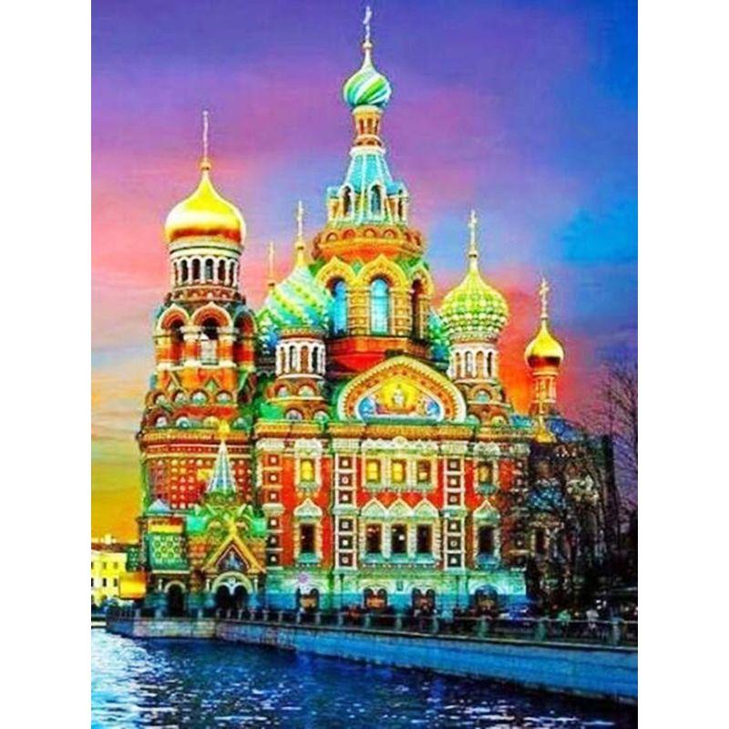 5d Diy Diamond Painting  Starry Sky Landscape Full Round Diamond Embroidery Mosaic Seascape Rhinestone Handmade