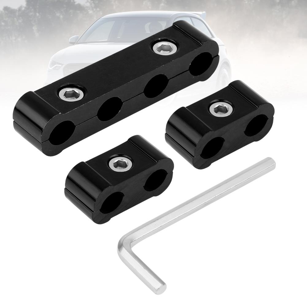 12 Pezzi Lega di Alluminio Separatore per Fili 8mm 9mm 10mm Divisore per Fili del Motore;Nero: