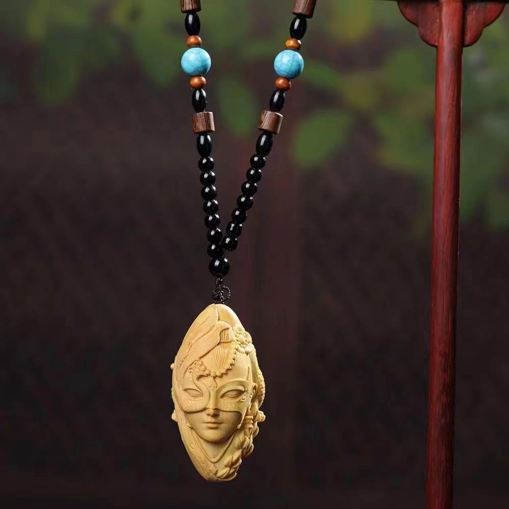 

wood carving Ancient Western Regions beauties sculptures and figurines decorative pendant chinese home decorations
