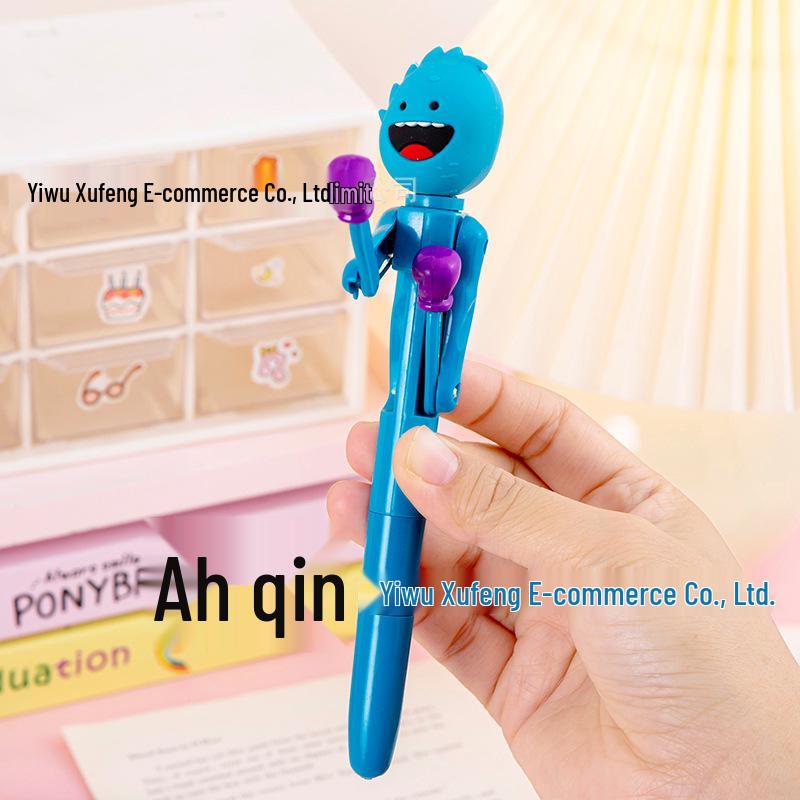 Linlangtou Creative Stress Relief Boxing Pen - Fun Gift for Elementary Students