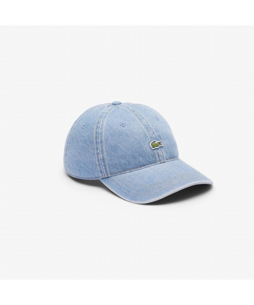 LACOSTE Men'S Denim Cotton Ball Cap Rk6362-55N Mku