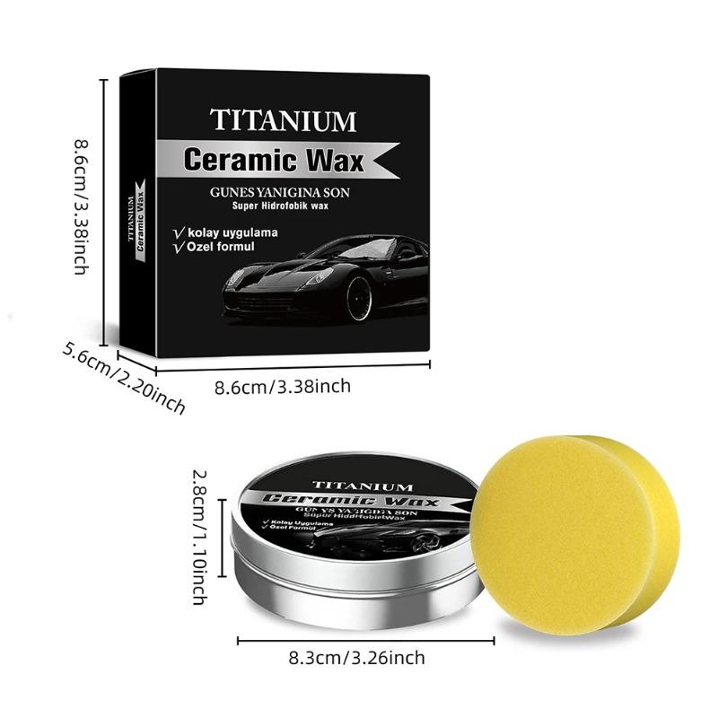 Car Scratch Repair Wax Titaniums Ceramic Wax Cream Professional Car Wax Coating Agents Quick Carwash Car Wax Car Care Products