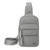 Outdoor Multi-Compartment Men's Chest Bag Solid Color Crossbody Bag