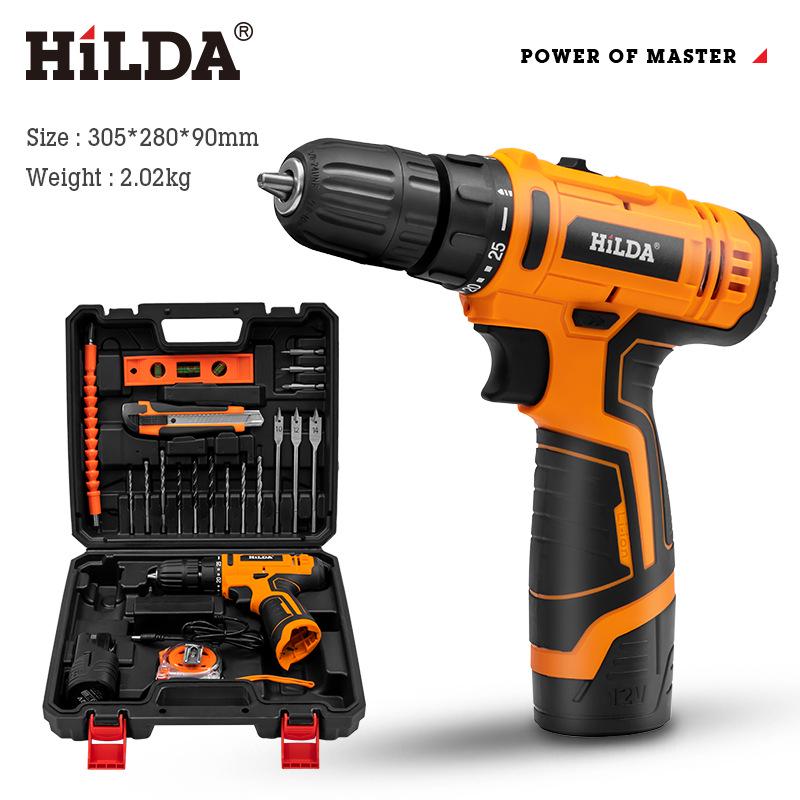 Hilda Lithium Dual Speed Electric Drill & Screwdriver