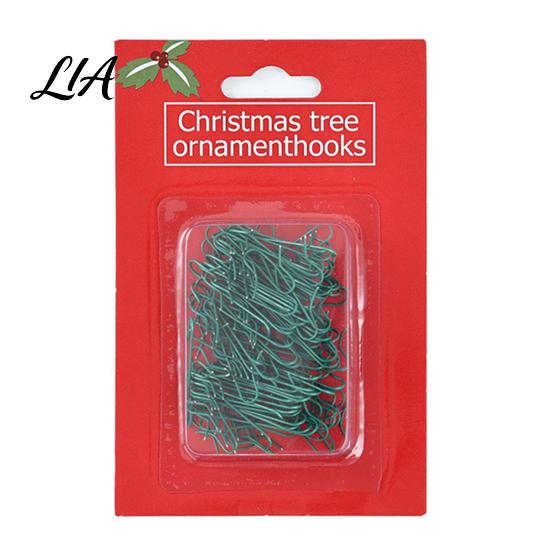 Metal S-shaped Hangers 100 Pcs Christmas Ornament Hooks, S-Shaped Hangers, Festive Tree Hooks for Baubles Balls, Lanterns, Decoration Lightweight