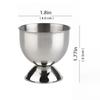 4/6Pcs Stainless Steel Egg Cups Soft Boiled Egg Holders Durable Breakfast Tableware Easter Egg Stand Kitchen Dining Accessories