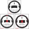Suede Leather Car Steering Wheel Cover For Mazda 3 Axela 2008-2013 Mazda CX-7 CX7 2010-2016 Mazda 5 2011-2013 Auto Accessories