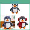Pelúcia de Pinguim com Chapéu e Cachecol Para Presente de Crianças e Lembrança de Aquário Oceânico