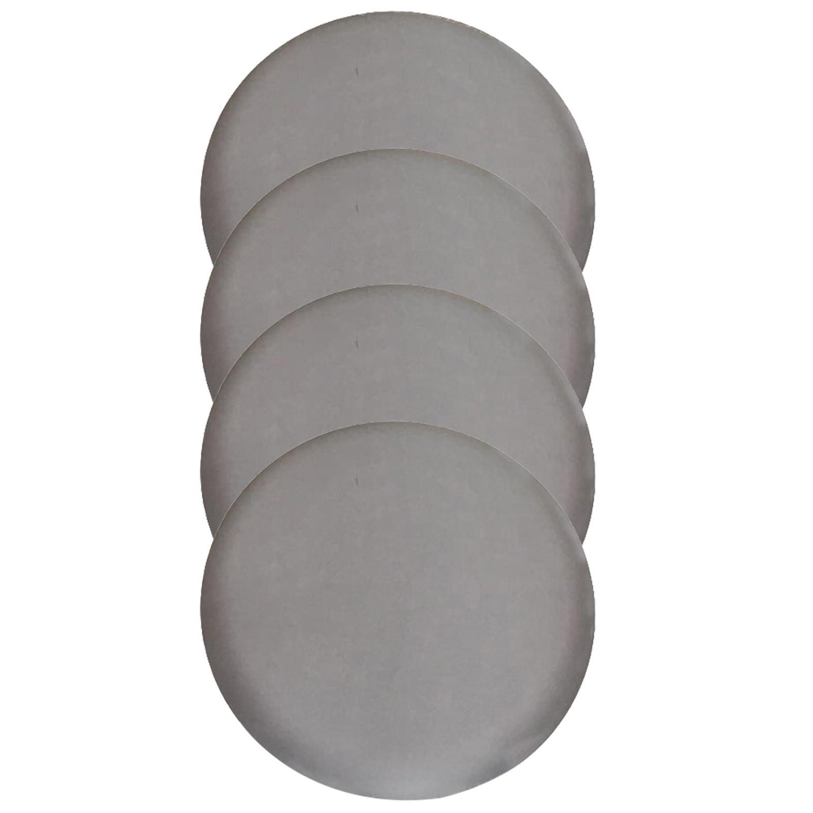 Подушка для барного стула круглая прочная мягкая моющаяся для стула 12-18 дюймов серый