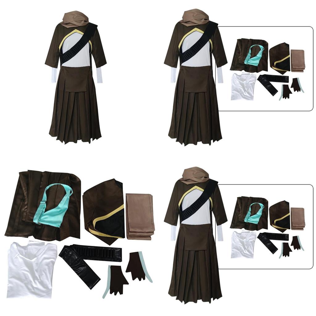 Undertale Insans Cosplay Costume Set For Anime Fans In Chinese-style Vintage