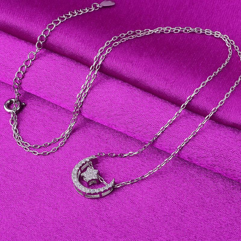 

Серебряная позолоченная цепочка на ключицу «Звездный Дух» в корейском стиле - Женский модный аксессуар Copper