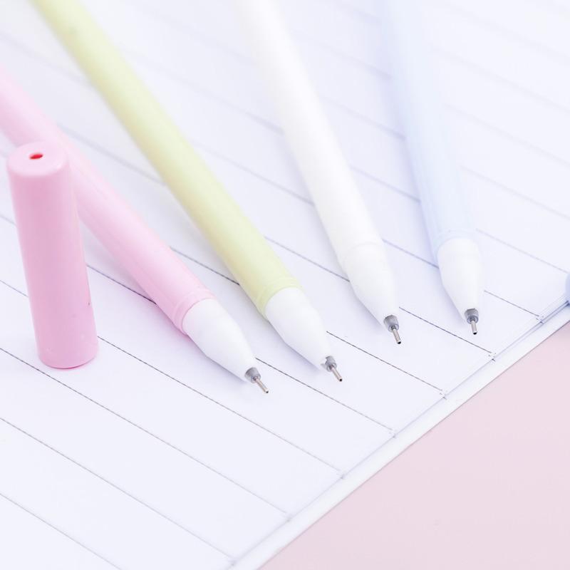 1 Piece Kawaii Gel Pen Korean Cartoon Creative Cute Fruit Head School Office Stationery