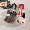 Gothic Phone Case Strap Soft Halloween Bag Charm Kawaii Rabbit Pendant  Key Accessory