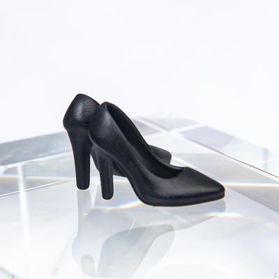 1:12 Female Figure High-heeled Women Figures Dress Up Doll Model Accessories