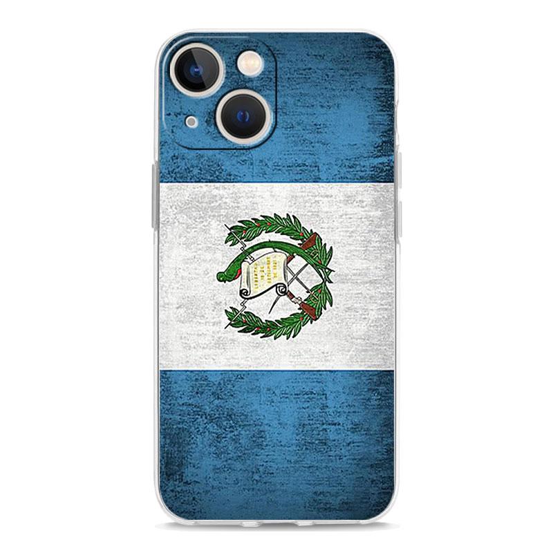 Phone Case For iPhone 17 Air Cases iPhone 16 15 12 13 14 Pro Max SE 7 8 Plus iPhone11 Clear Soft Cover Guatemala Flag