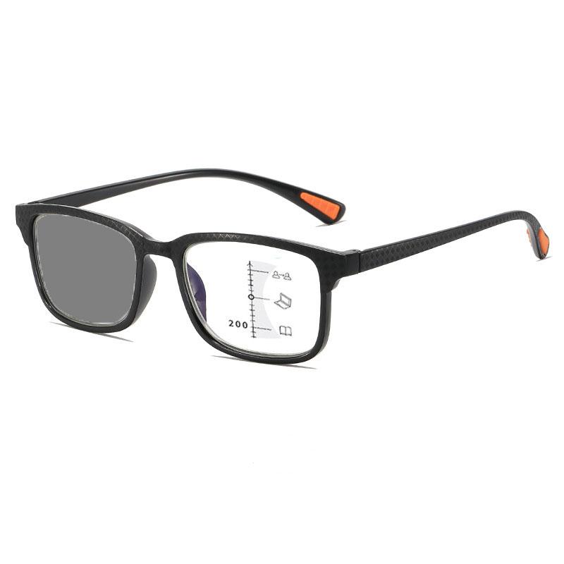 New Stylish Multifocal Photochromic Reading Glasses for Men Women Anti Blue Light Progressive Glasses of View Far and Close