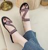 Fashion 2024 Sexy Women Sandals Fashion Rhinestones Women Slippers Outdoor Beach Flip Flops Comfortable Falt Sandals for Women Plus Size