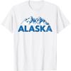 Alaska Lustige Berge Grafik T-Shirt