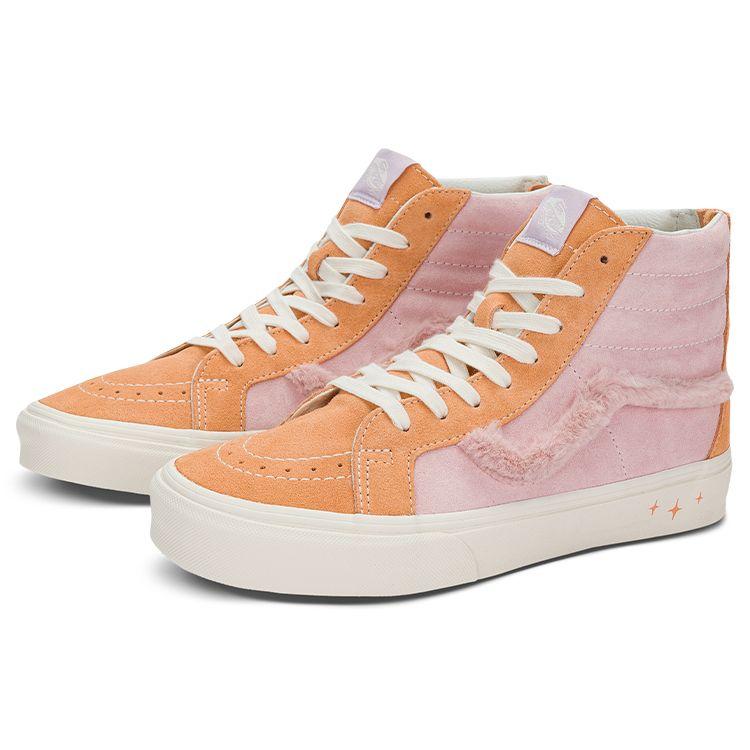 Vans Sk8 High Top Skate Shoes Unisex Sneakers Pink Orange VN0A5KRCBAG