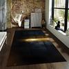 Mysterious Adventure Rug with Doorway Silhouettes Suitable for use as an anti-slip game mat for living room and bedroom sofas