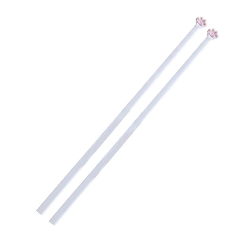 Lovely 3D Printed Cats Paws Design Chopsticks Durable Plastic Cutlery For Restaurants Households And Gifting