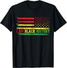 I AM BLACK HISTORY American Flag Vintage Black History Month T-Shirt