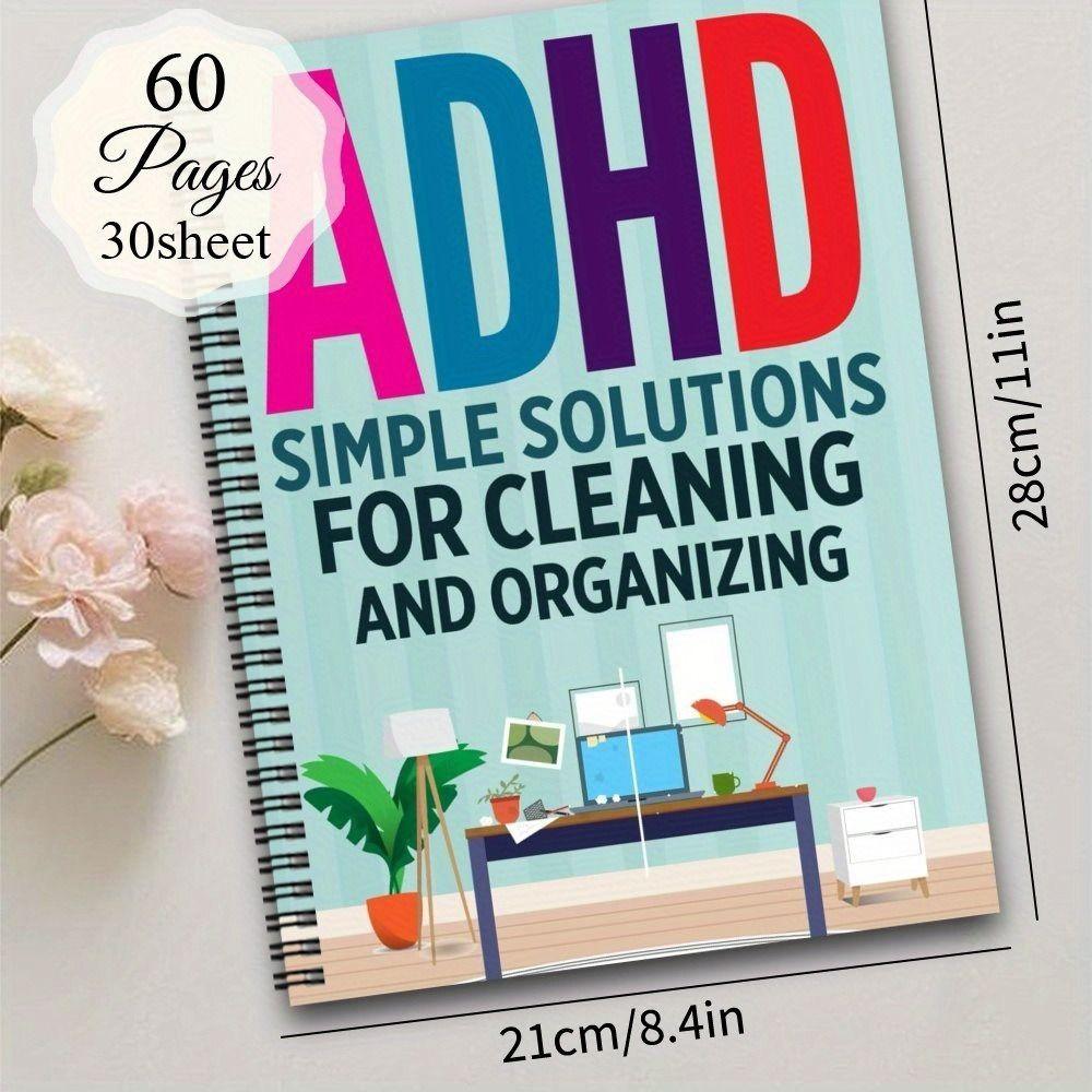 Daily Schedule ADHD Cleaning Planner Systematic Checklist New Checklist Notebook  Adults