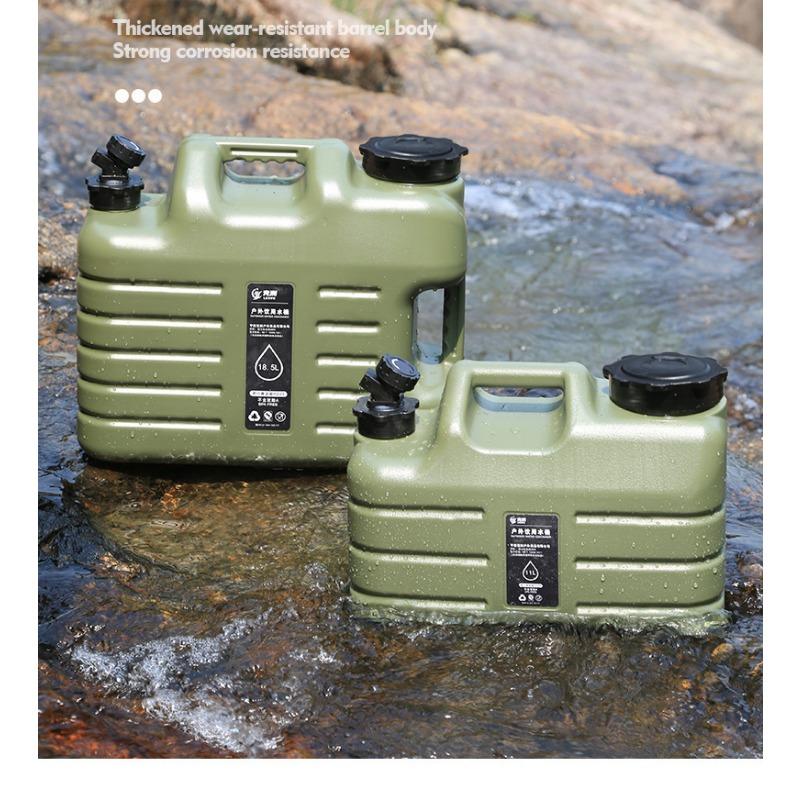 11/12/18.5/25L Large Capacity Water Kettle Camping Bucket with Detachable Portable Car Water Tank Holder Portable Car Water Tank