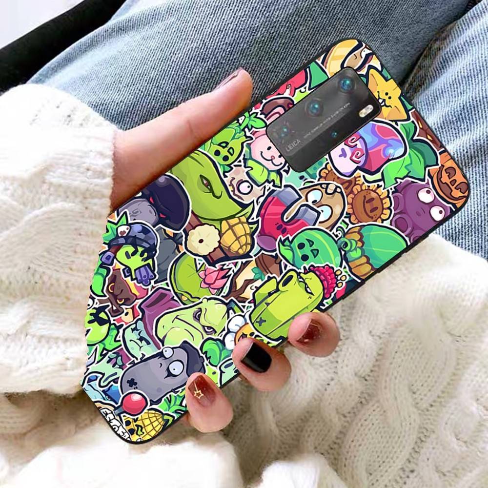 P-Plants Vs Z-Zombies SPIEL Handyhülle Für Huawei P 8 9 10 20 30 40 50 Pro Lite Psmart Honor 10 lite 70 Mate 20lite