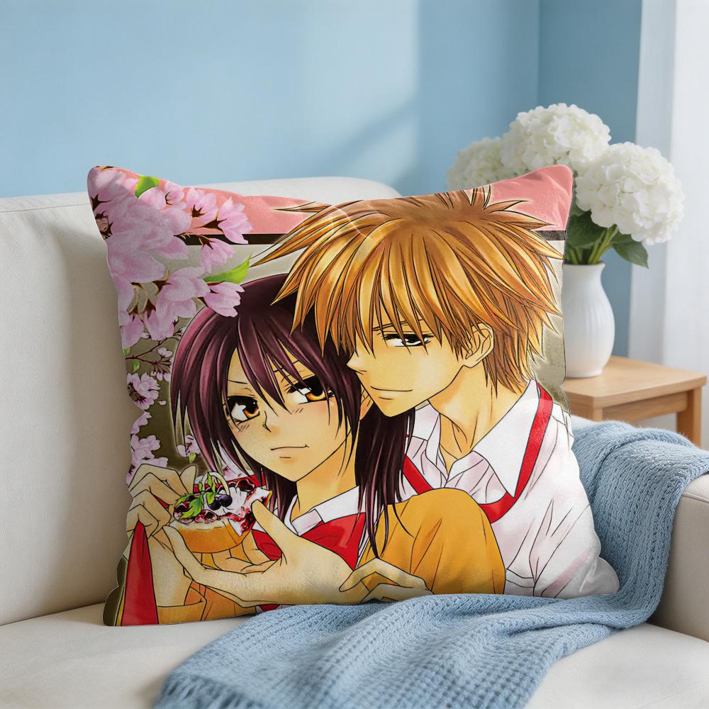 Japanese Anime MMaid Sama Cushion Cover Square Pillow Bedroom Sofa Leisure Comfort Living Room Home Decoration X