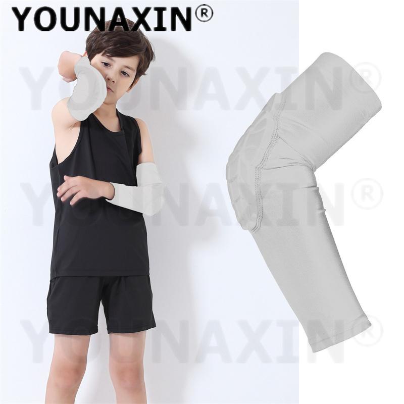 1 Pair Unisex Girl's Running Basketball Arm Guard Sleeve Brace Child Football Baseball Boy Cycling Sports Support Elbow Pad