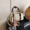 Fashionable and Simple Hand-held Bowling Bag, Color-matched Small Square Bag, Single-shoulder Crossbody Bag, Commuting Bag
