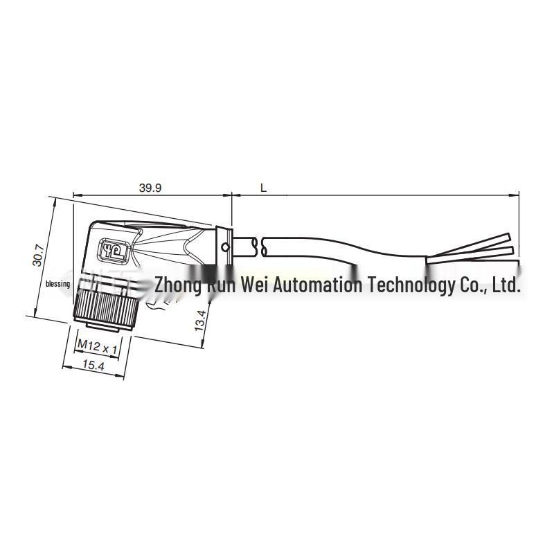 Brand New P+F V1-W-2M-PVC Female Connector V31-WM-2M-PUR – Available with Warranty