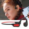Bone Conduction Wireless Headphone Long Battery Life IP56 Waterproof Sports Headset Noise Cancellation Lightweight for Outdoor
