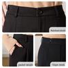 Women's High-Waist Wool Blend Straight Leg Pants