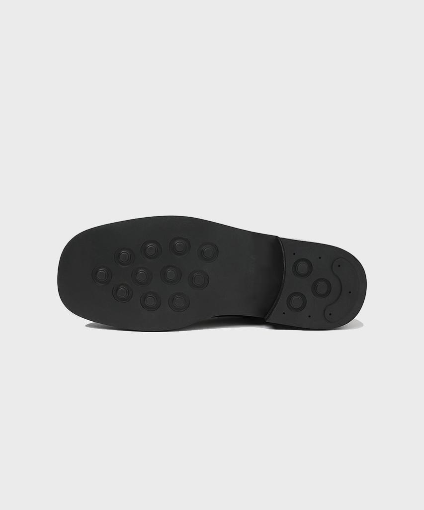 Firenze Atelier [Vibram] Nobo_Bold Shape Hidden Zip-Up Boots 3500 [Black Fg]