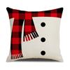 Christmas Pillowcase 4 PCS Decorative Square Pillowcase Without Pillow Core 45CM