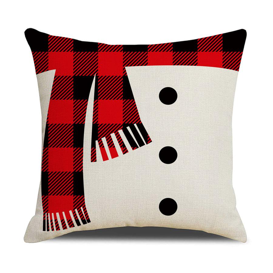 

Christmas pillowcase 4 PCS decorative square pillowcase without pillow core 45CM