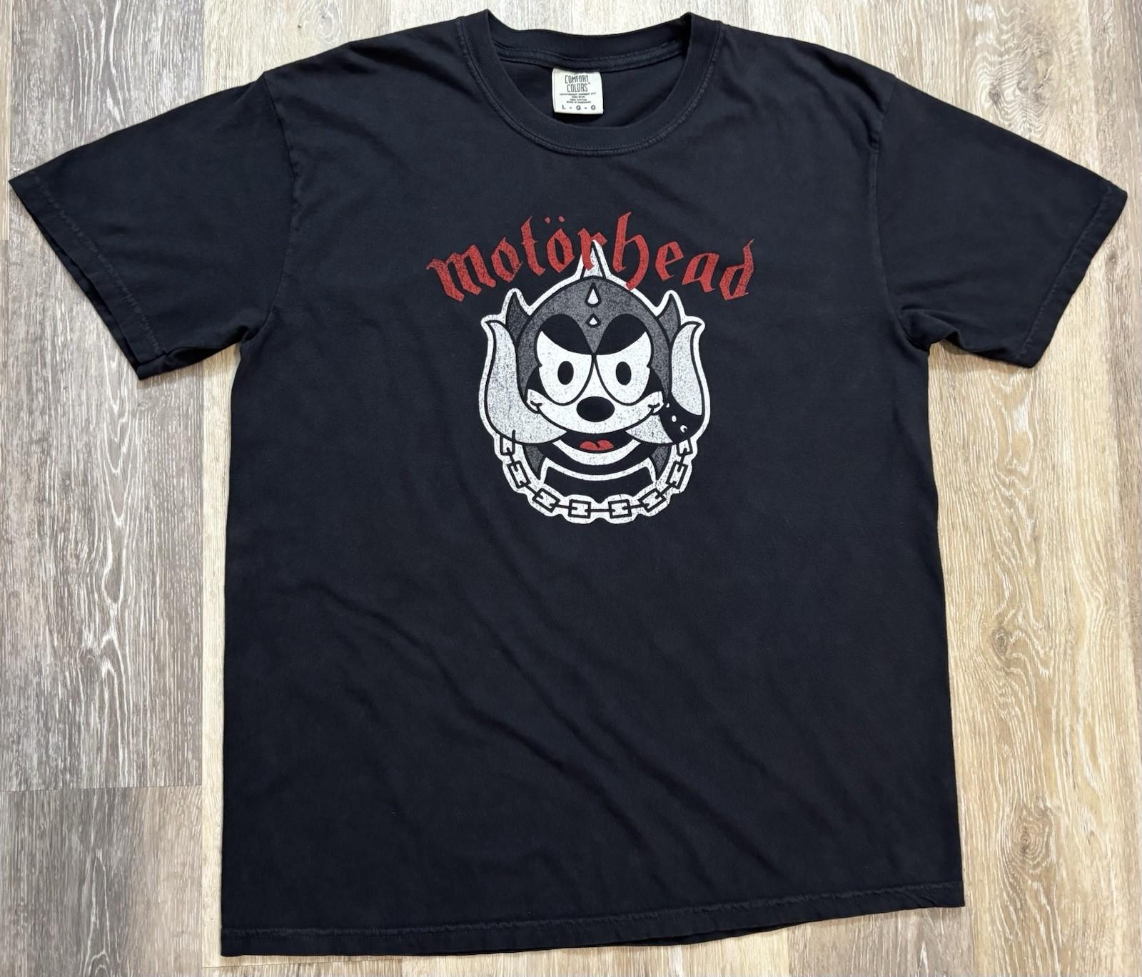 Motörhead Felix The Cat Snaggletooth Shirt Size Large Lemmy Metal Motorhead Unisex T-Shirt M