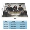 Edward Bella Flannel Throw Blanket The Twilight Saga Movie Blanket for Home Travel Ultra-Soft Bedspread