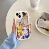 Rose Of V-Versailles Lady Oscar For IPhone 16 15 14 16E 13 12 11 Pro Max Plus Phone Leather Case