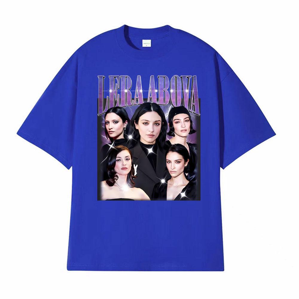 Lera Abova Vintage Graphic Tshirts Mens Women Clothing Fashion High Street T Shirt Hot Sale Oversized Cotton Comfort T Shirts