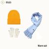 EILEI6055 Warmes Winterhandschuhe Schal Mütze Set