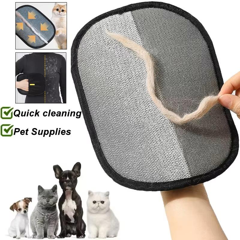 New Summer Pet Hair Remover Portable Washable Clothes Hair Dehairing Gloves Pet Cleaning Products Pet Accessories